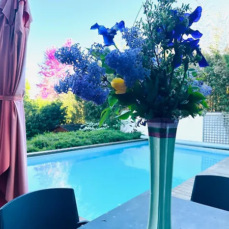 Duplex Terrasse & Piscine Privee - Vue -nature -proche Lyon Villa *